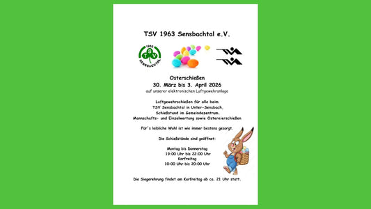 50.	Osterschießen beim TSV Sensbachtal